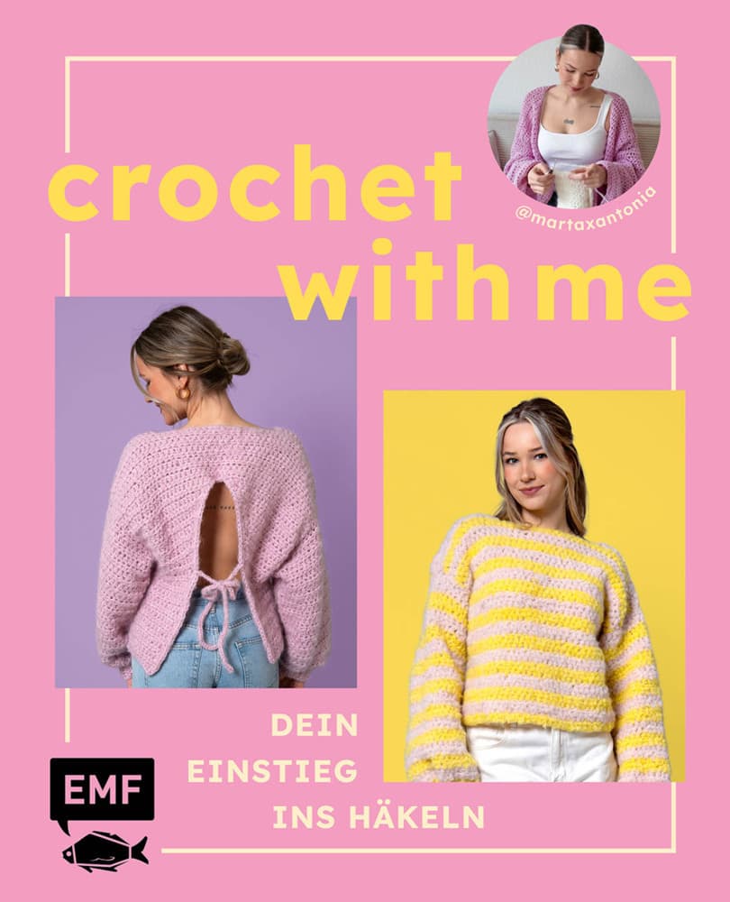 Kleidung häkeln lernen, die dir passt mit martaxantonia - Crochet with me
