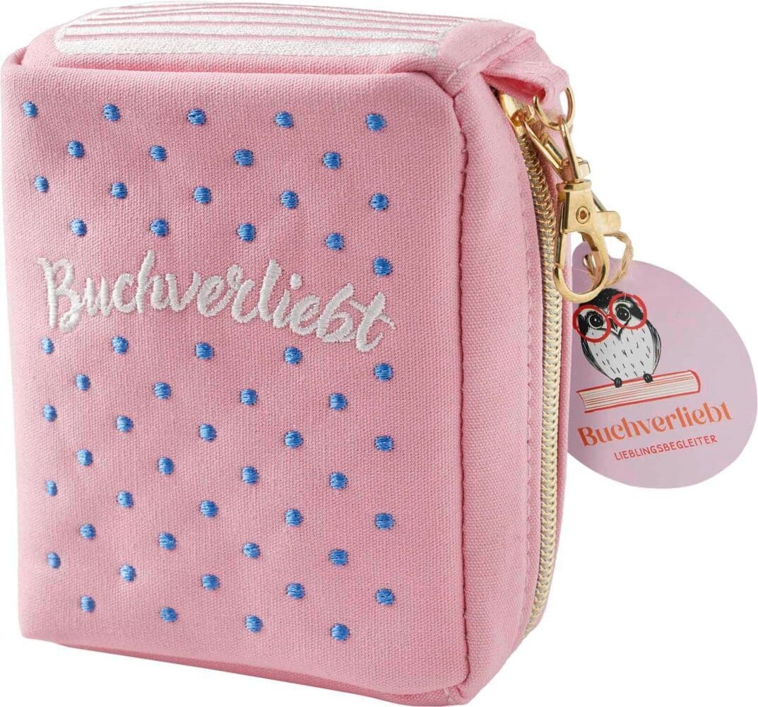 Buchverliebt Besticktes Täschchen, Buchverliebt