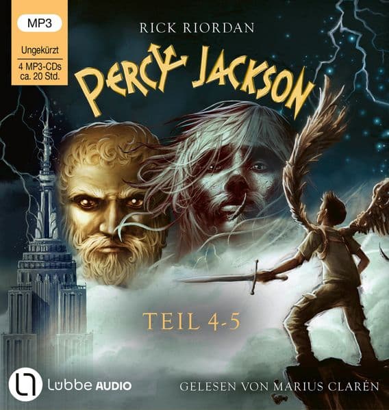 Percy Jackson - Teil 4-5,4 Audio-CD, 4 MP3