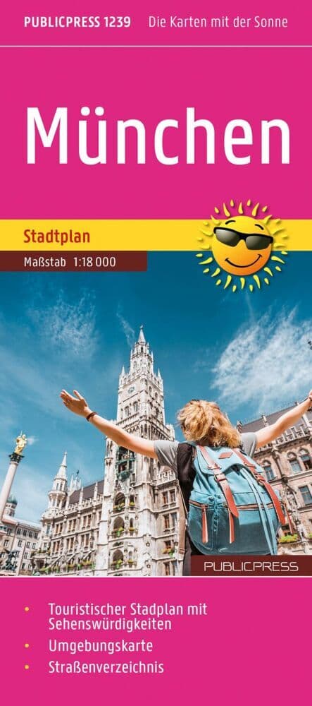 Publicpress Stadtplan München 1:18.000