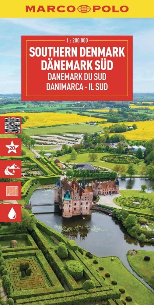 MARCO POLO Reisekarte Dänemark Süd 1:200.000