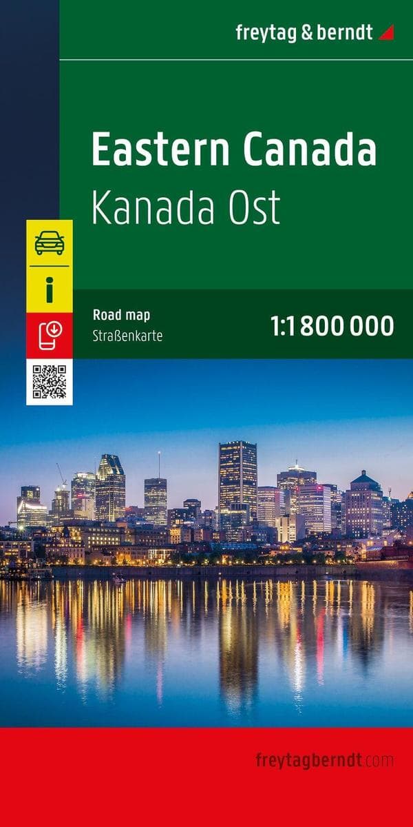 freytag & berndt Straßenkarte Kanada Ost 1:1,8 Mio.