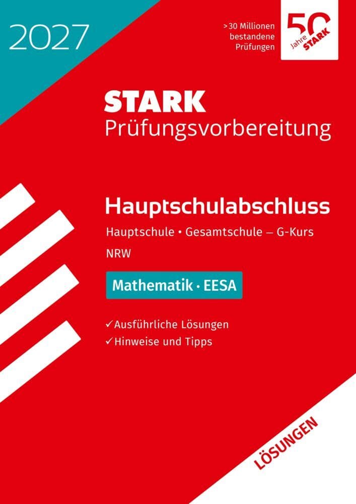 STARK Lösungen zu Mathematik - Hauptschulabschluss (EESA) 2027 NRW - Prüfungsvorbereitung