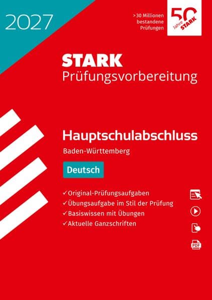 STARK Deutsch - Hauptschulabschluss 2027 BW - Prüfungsvorbereitung