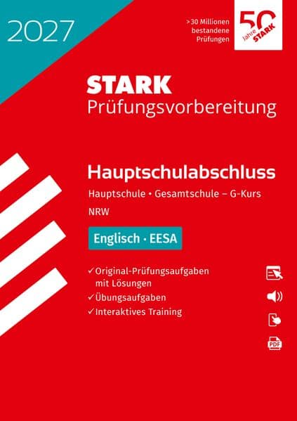 STARK Englisch - Hauptschulabschluss (EESA) 2027 NRW - Prüfungsvorbereitung inkl. Lösungen
