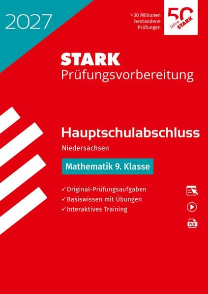 STARK Mathematik 9. Klasse - Hauptschulabschluss 2027 Niedersachsen - Prüfungsvorbereitung