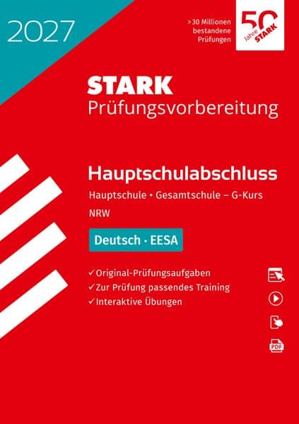 STARK Deutsch - Hauptschulabschluss (EESA) 2027 NRW - Prüfungsvorbereitung