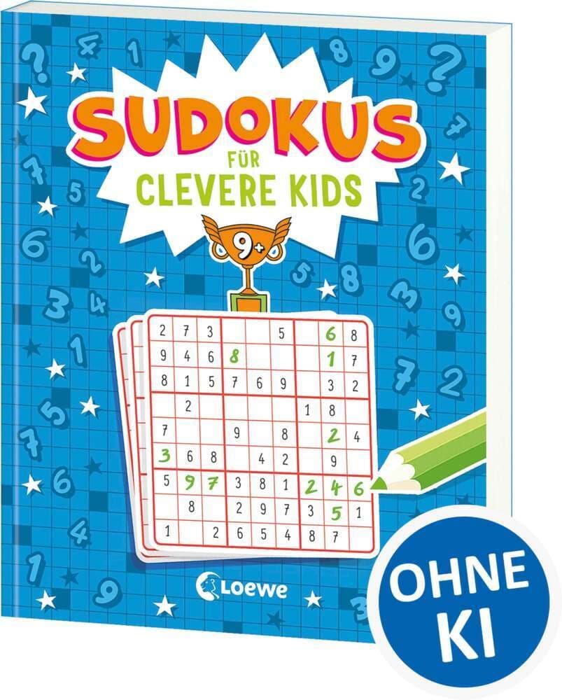 Sudokus für clevere Kids 9+ [blau]