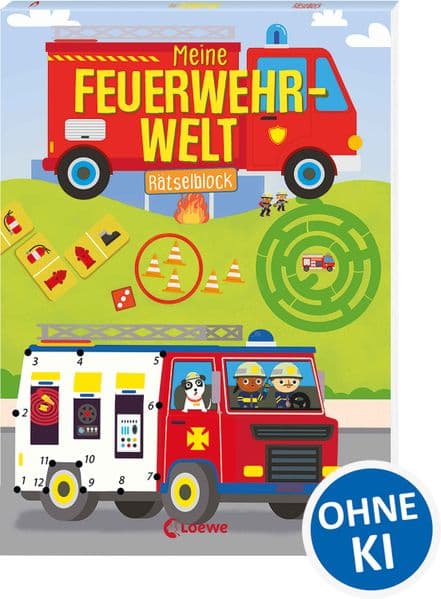 Meine Feuerwehr-Welt - Rätselblock