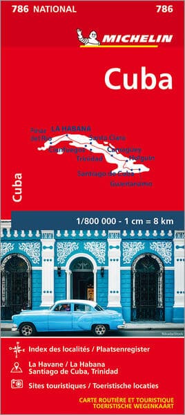Michelin Cuba Map 786