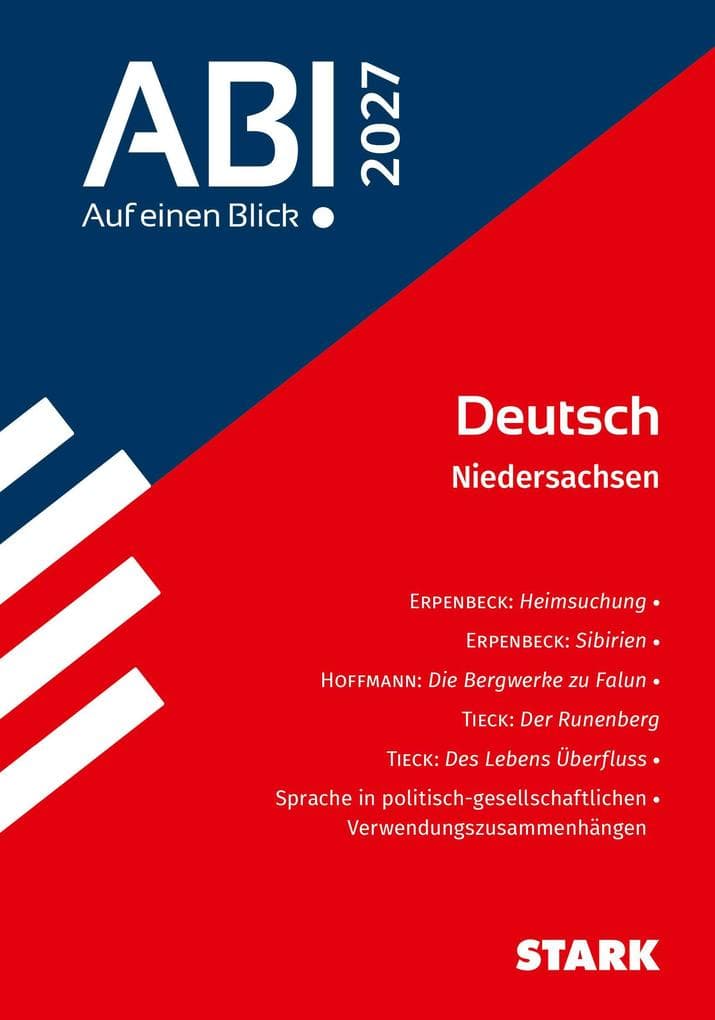 STARK Deutsch - Abi - Auf einen Blick! Niedersachsen 2027