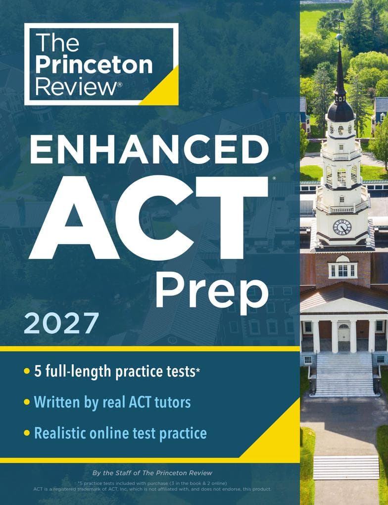 Princeton Review Enhanced ACT Prep, 2027