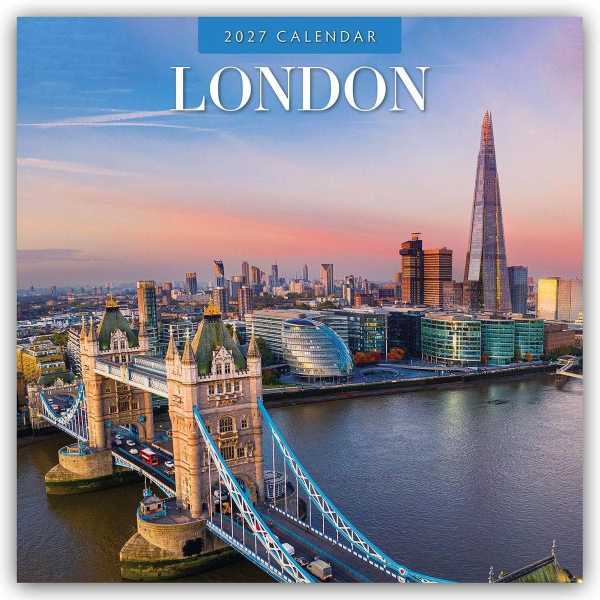 London 2027 - 16-Monatskalender