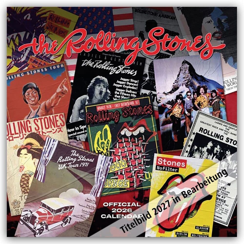 The Rolling Stones - Die Rolling Stones 2027 - Wandkalender