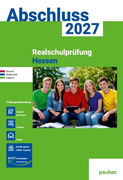 pauker. Prüfungsvorbereitung - Realschulprüfung Hessen 2027