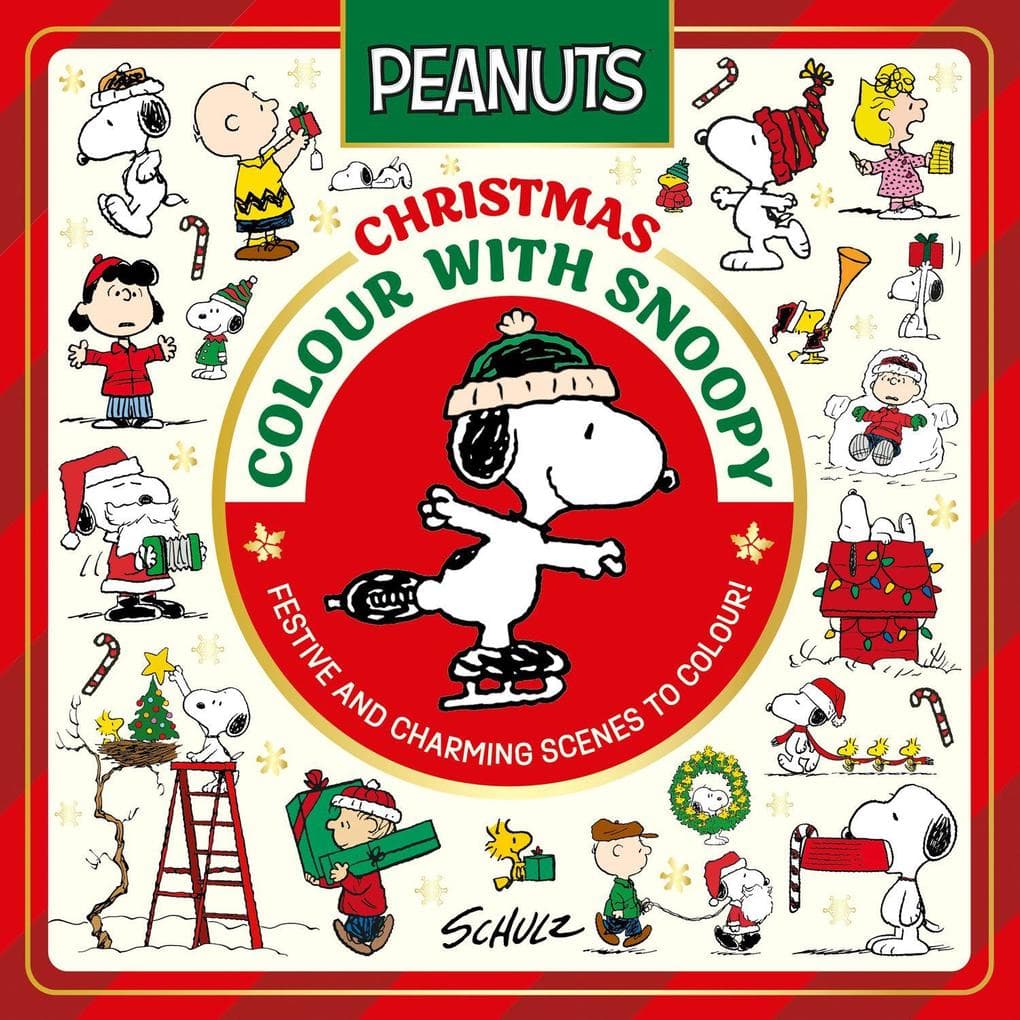 Official Peanuts: Christmas Colour with Snoopy