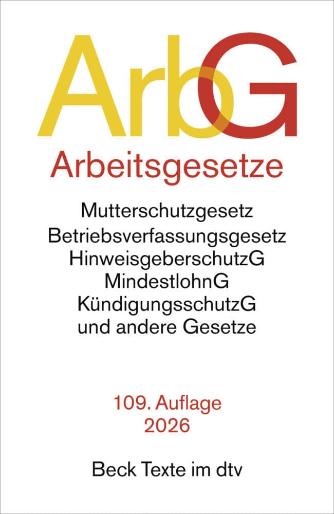Arbeitsgesetze. ArbG