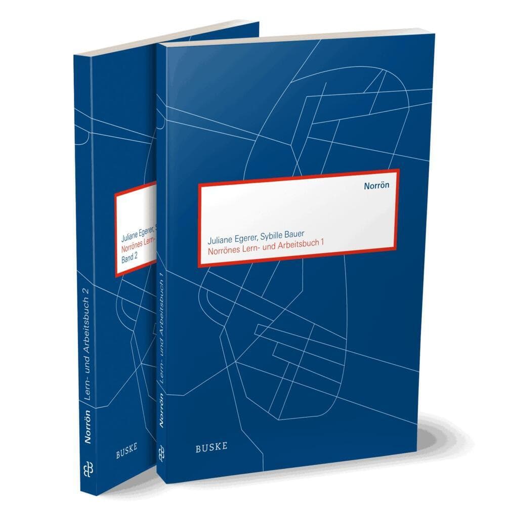 Norrönes Lern- und Arbeitsbuch 1+2 (Set), m. 2 Buch