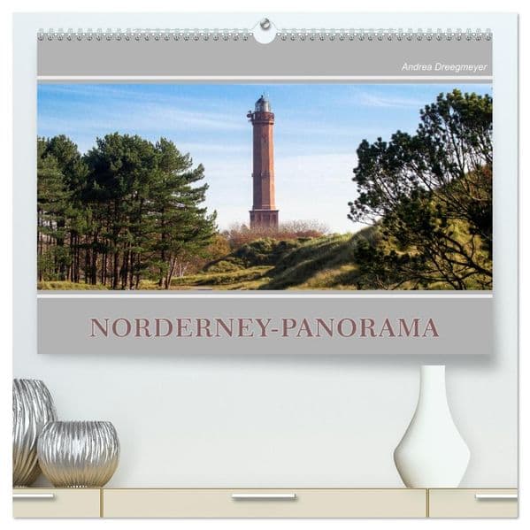 Norderney-Panorama (hochwertiger Premium Wandkalender 2027 DIN A2 quer), Kunstdruck in Hochglanz