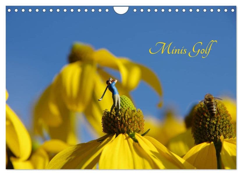 Minis Golf (Wandkalender 2027 DIN A4 quer), CALVENDO Monatskalender