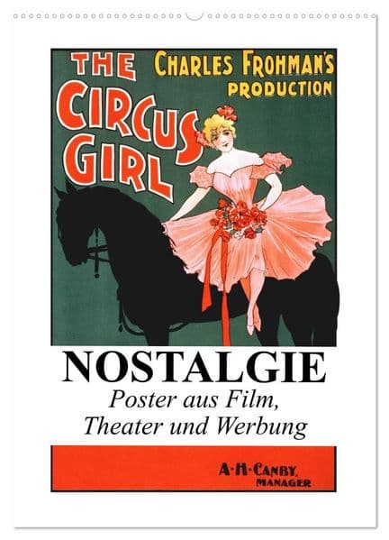 NOSTALGIE Poster aus Film, Theater und Werbung (Wandkalender 2027 DIN A2 hoch), CALVENDO Monatskalender