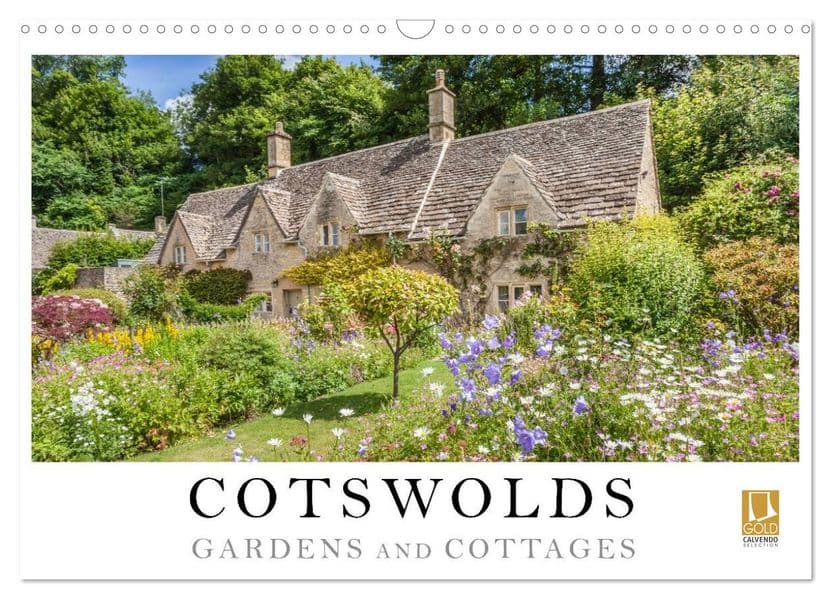 Cotswolds Gardens and Cottages (Wall Calendar 2027 DIN A3 landscape), CALVENDO 12 Month Wall Calendar