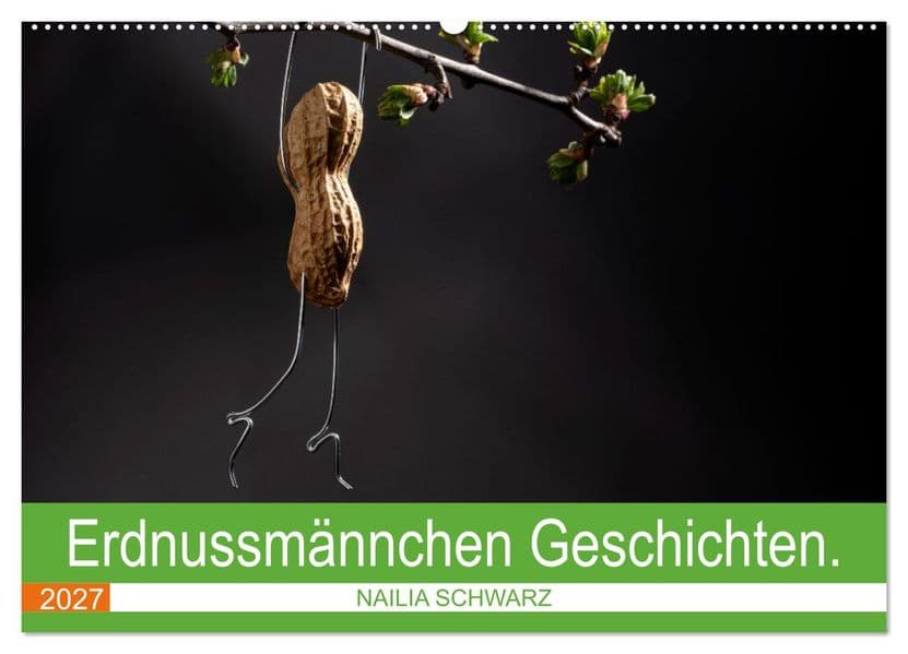 Erdnussmännchen Geschichten. (Wandkalender 2027 DIN A2 quer), CALVENDO Monatskalender