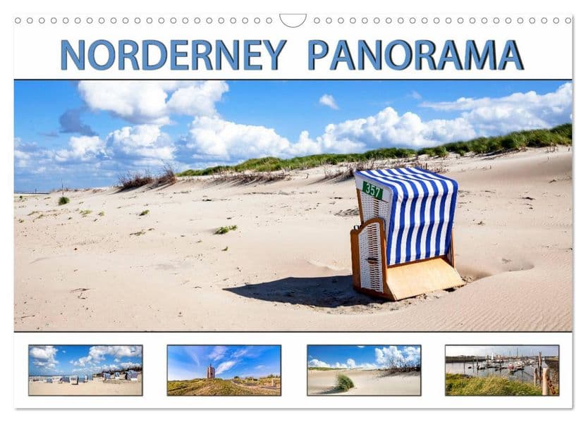 NORDERNEY PANORAMA (Wandkalender 2027 DIN A3 quer), CALVENDO Monatskalender