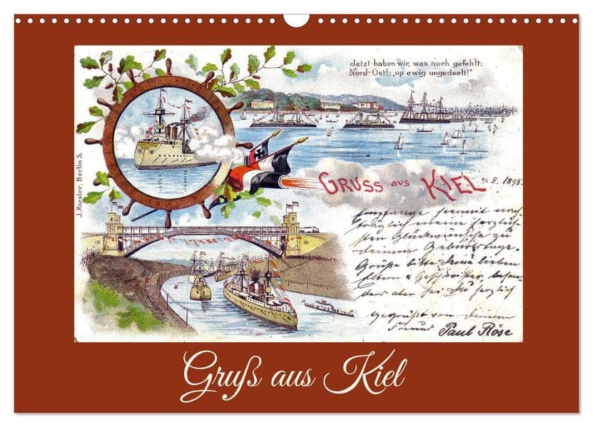 Gruß aus Kiel (Wandkalender 2027 DIN A3 quer), CALVENDO Monatskalender