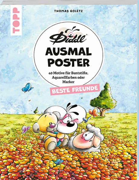 DIDDL - Ausmalposter - Beste Freunde