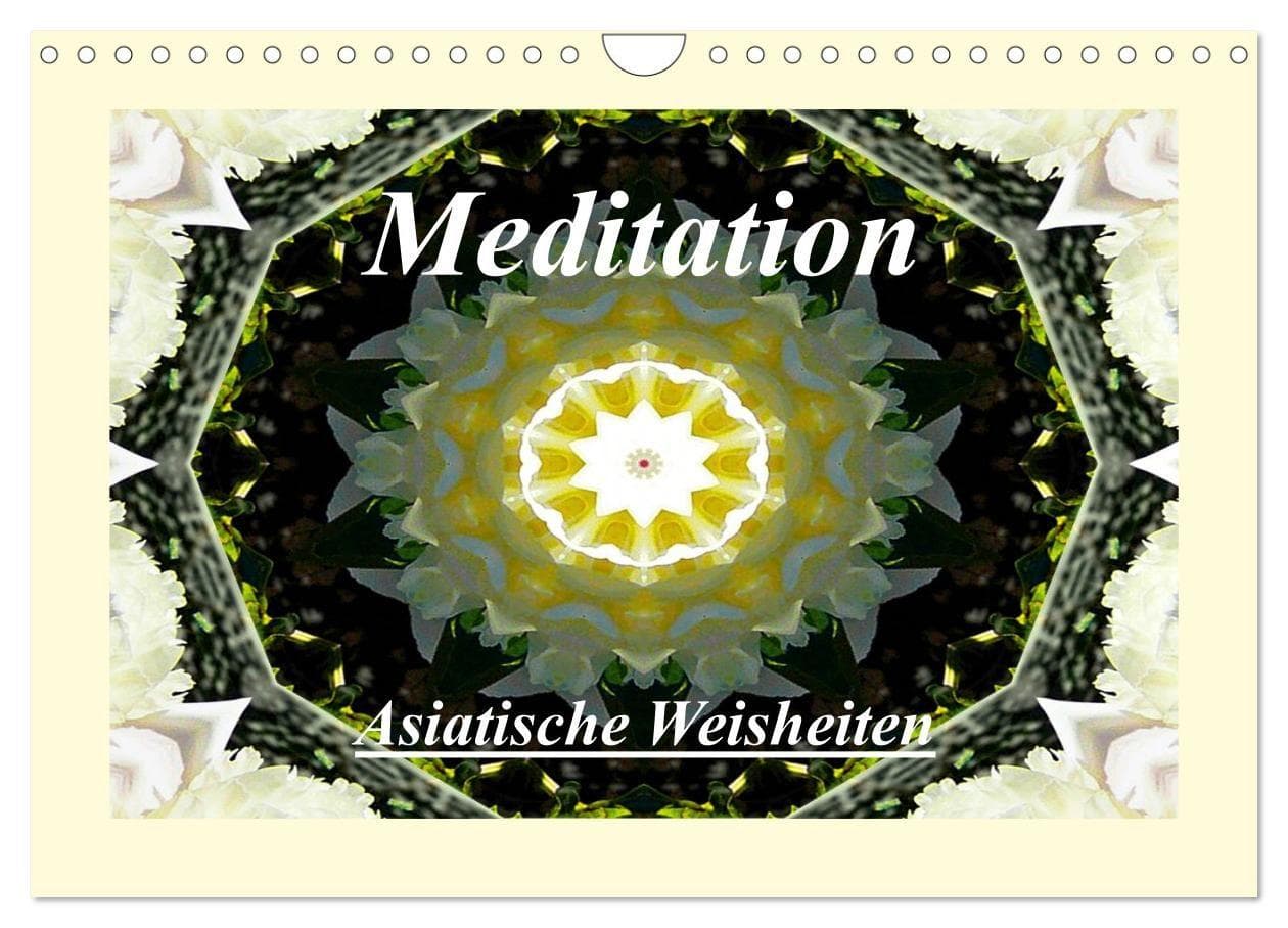Meditation - Asiatische Weisheiten (Wandkalender 2027 DIN A4 quer), CALVENDO Monatskalender