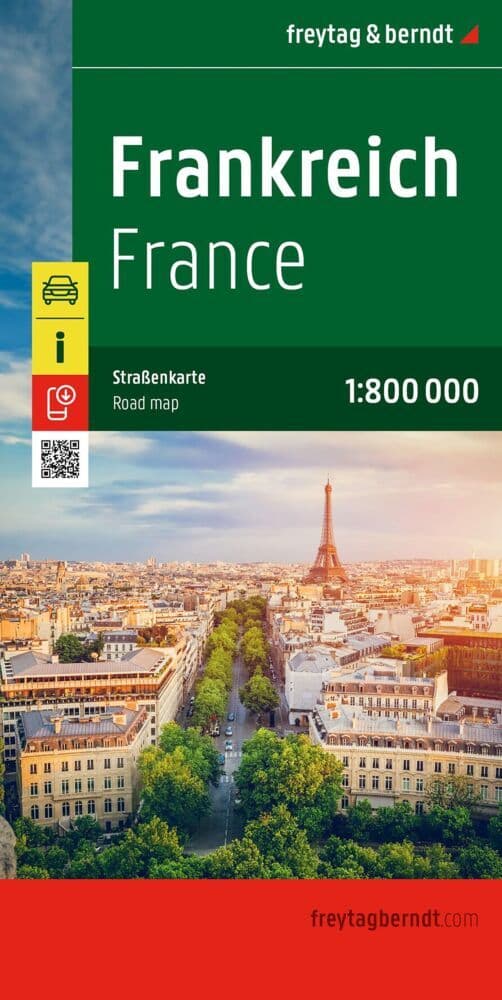 freytag & berndt Straßenkarte Frankreich 1:800.000