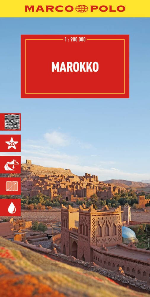 MARCO POLO Reisekarte Marokko 1:900.000