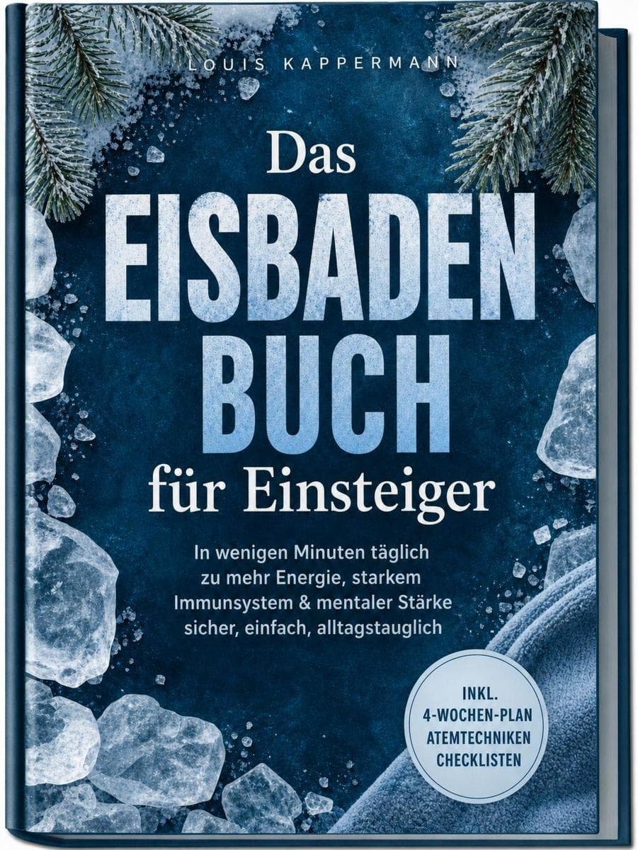 Das Eisbaden Buch für Einsteiger: In wenigen Minuten täglich zu mehr Energie, starkem Immunsystem & mentaler Stärke - sicher, einfach, alltagstauglich - inkl. 4Wochen-Plan, Atemtechniken, Checklisten