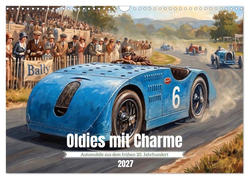 Oldies mit Charme (Wandkalender 2027 DIN A3 quer), CALVENDO Monatskalender