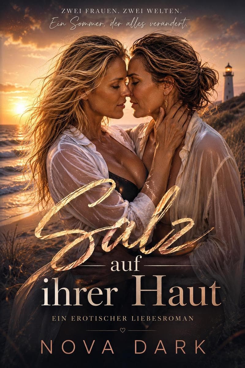 Salz auf ihrer Haut