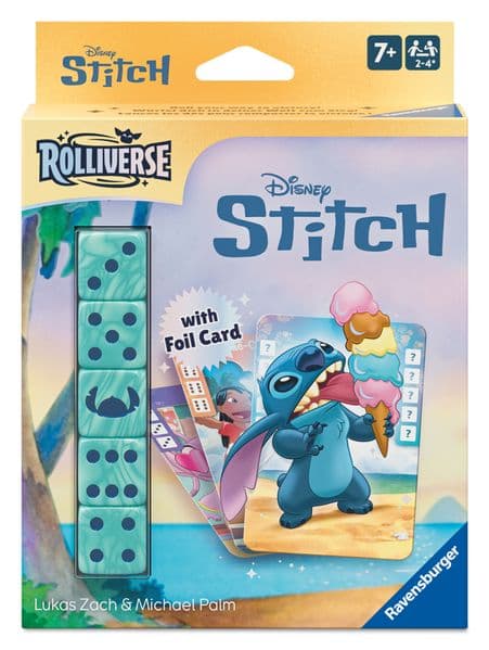Rolliverse Disney Stitch - Würfelspiel ab 7 Jahre
