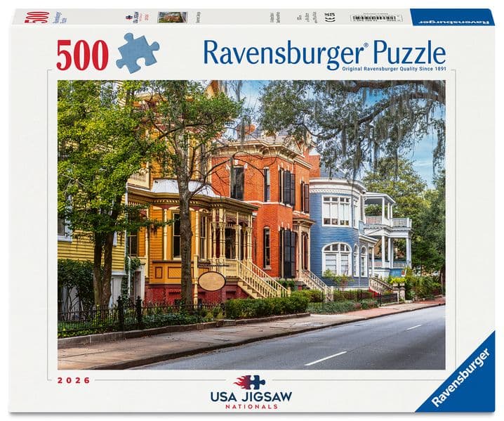 Erwachsenenpuzzle 500 Teile - Savannah, Georgia
