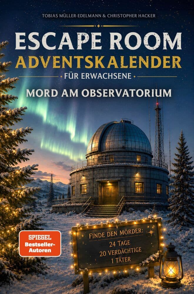 Escape Room Adventskalender für Erwachsene: Mord am Observatorium