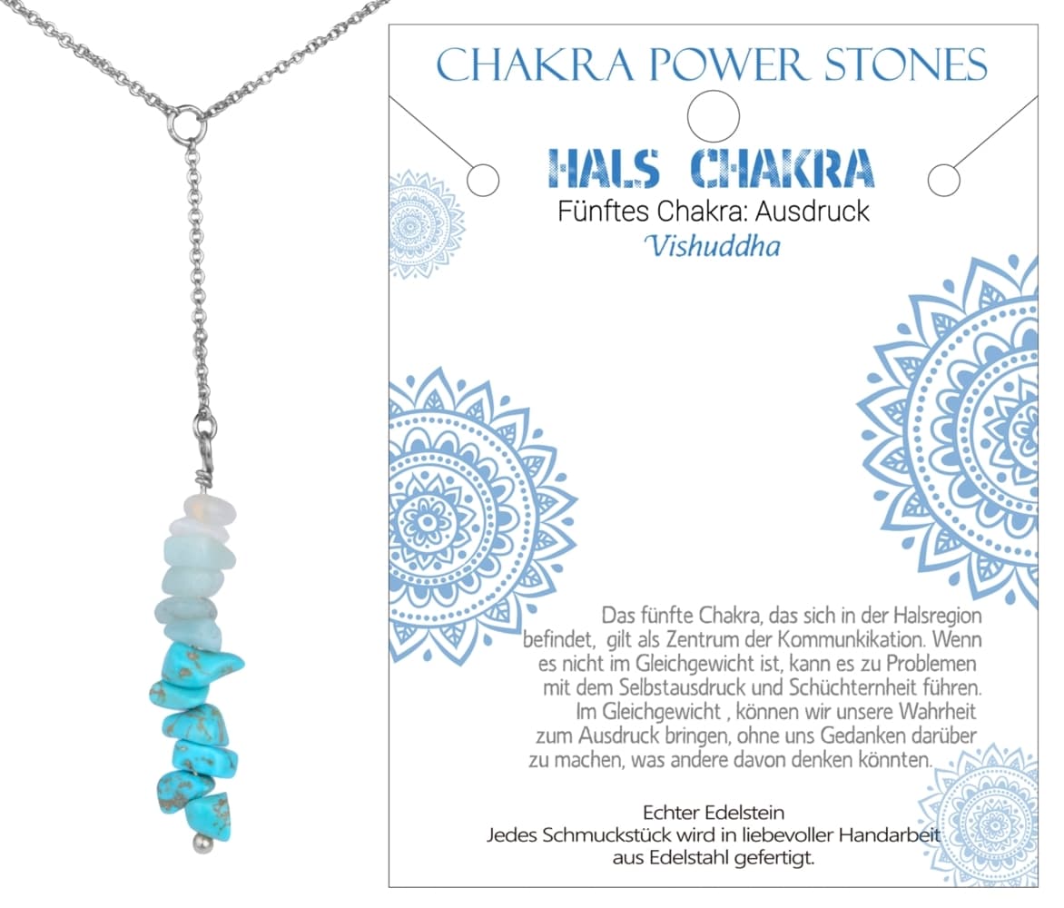 Hals Chakra - Ausdruck - Kette, J701-05