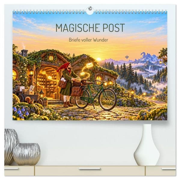 MAGISCHE POST - Briefe voller Wunder (hochwertiger Premium Wandkalender 2027 DIN A2 quer), Kunstdruck in Hochglanz