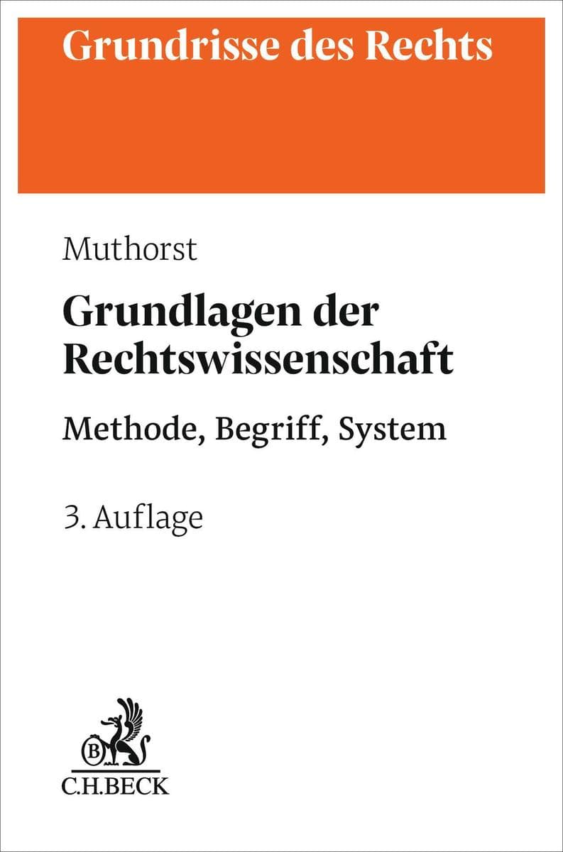 Grundlagen der Rechtswissenschaft