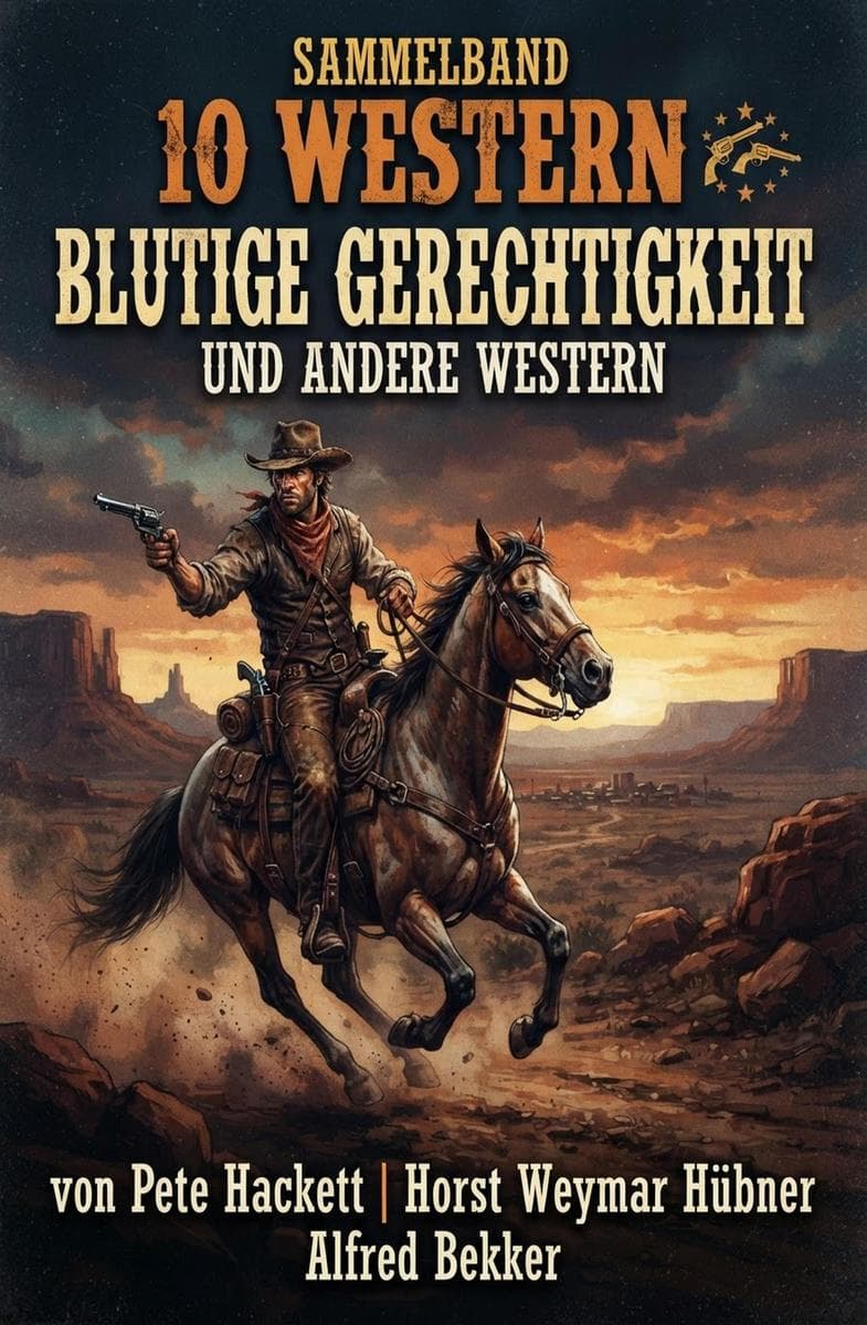 Sammelband 10 Western: Blutige Gerechtigkeit und andere Western