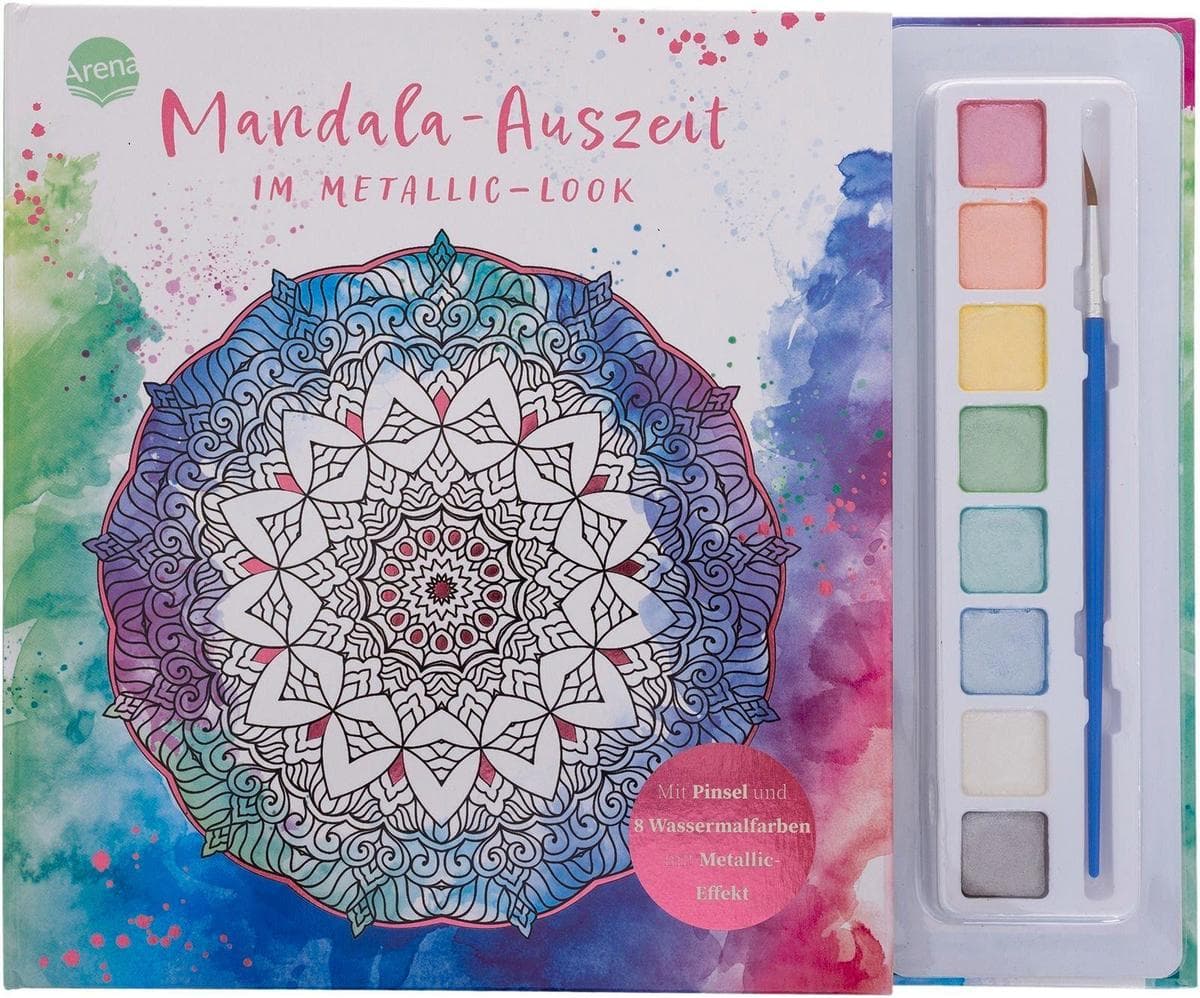 Mandala-Auszeit im Metallic-Look