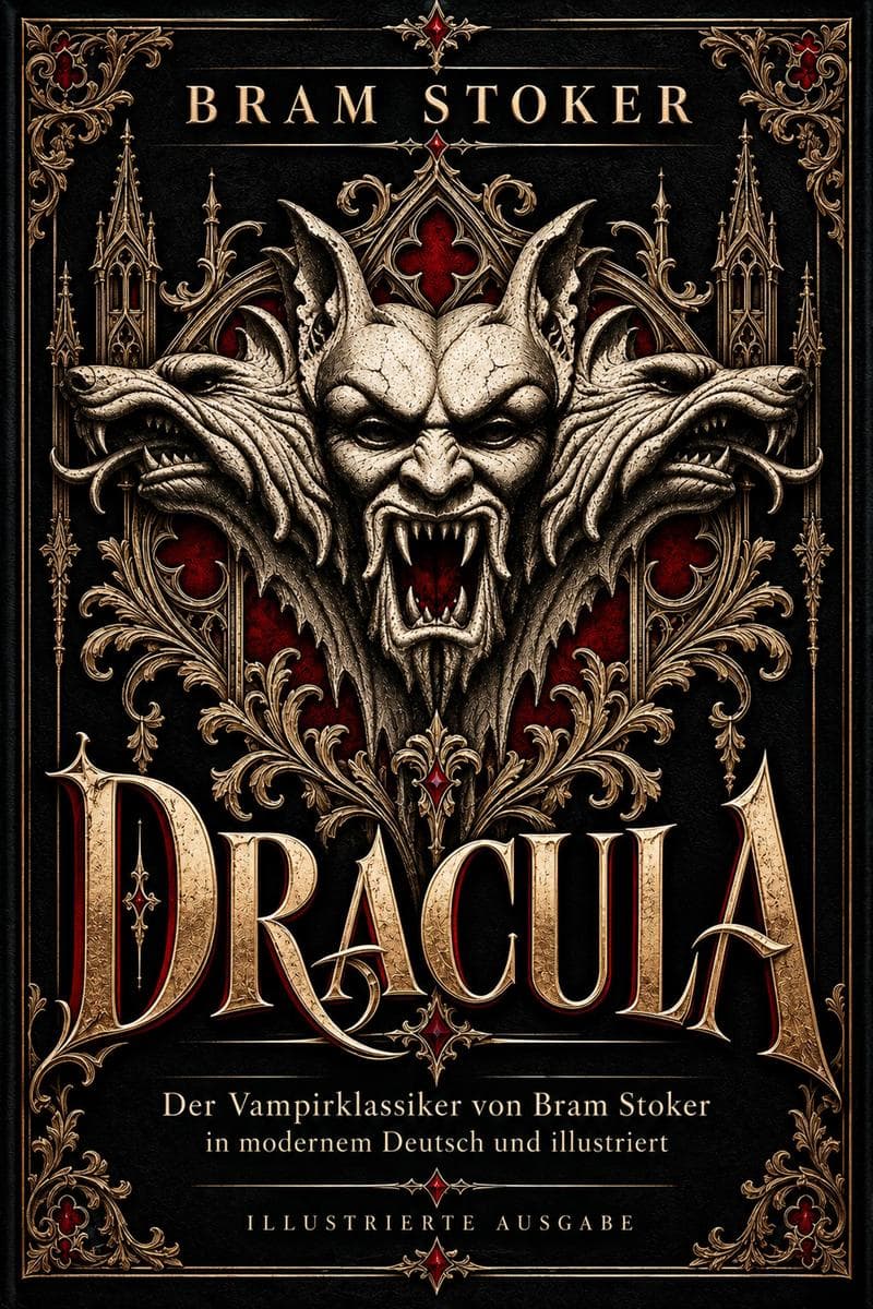 DRACULA Der Vampirklassiker von Bram Stoker - in modernem Deutsch und illustriert