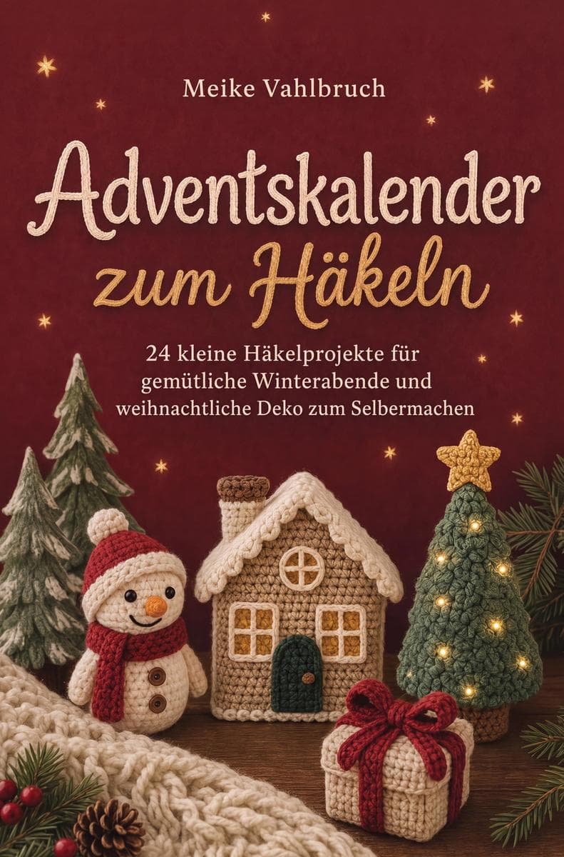 Adventskalender zum Häkeln: 24 kleine Häkelprojekte für gemütliche Winterabende und weihnachtliche Deko zum Selbermachen