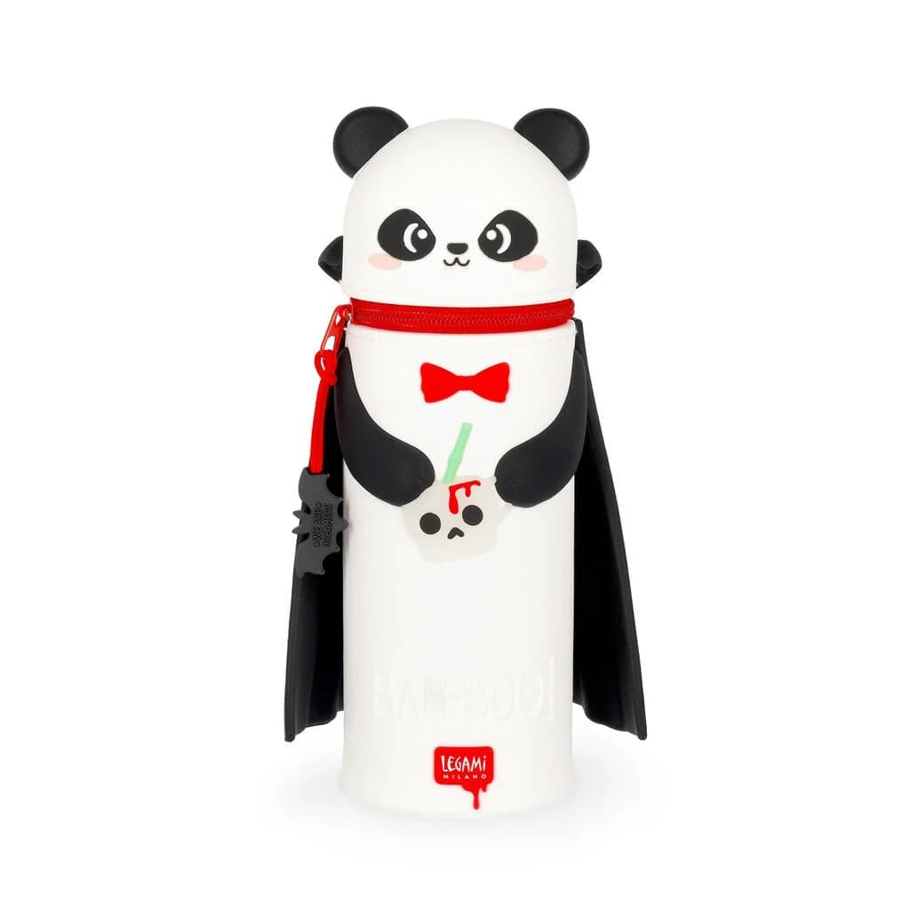 Legami 2-in-1-Federmäppchen aus Silikon Panda Bam-Boo - Kawaii