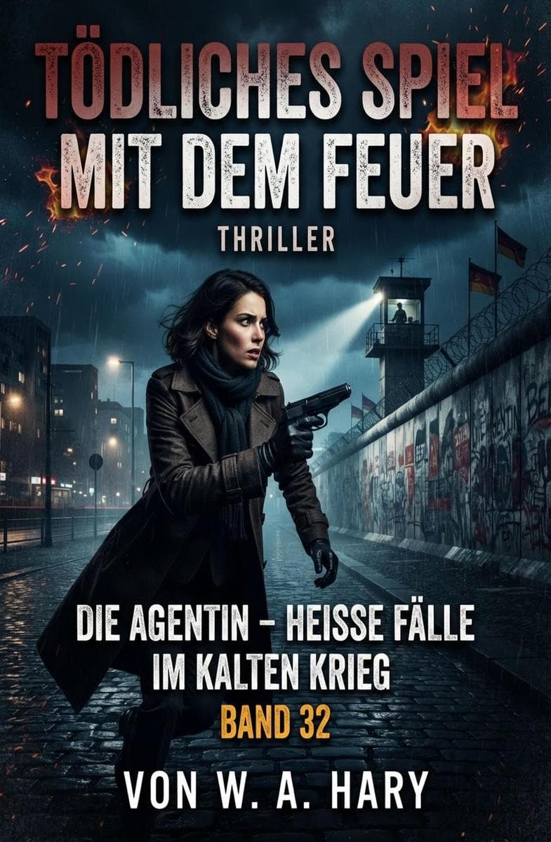 Tödliches Spiel mit dem Feuer: Thriller: Die Agentin - Heiße Fälle im Kalten Krieg: Band 32