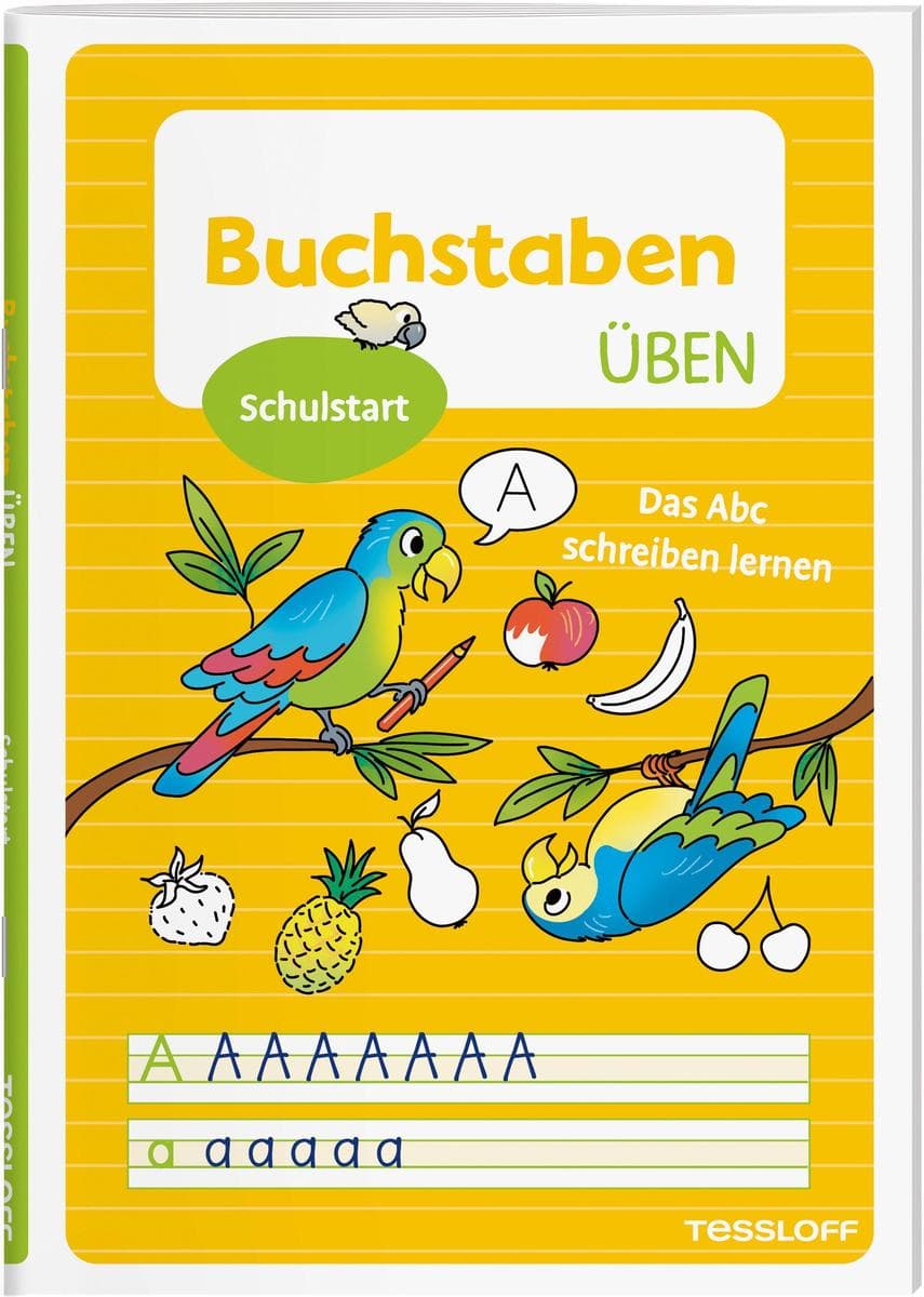 Buchstaben üben. Schulstart