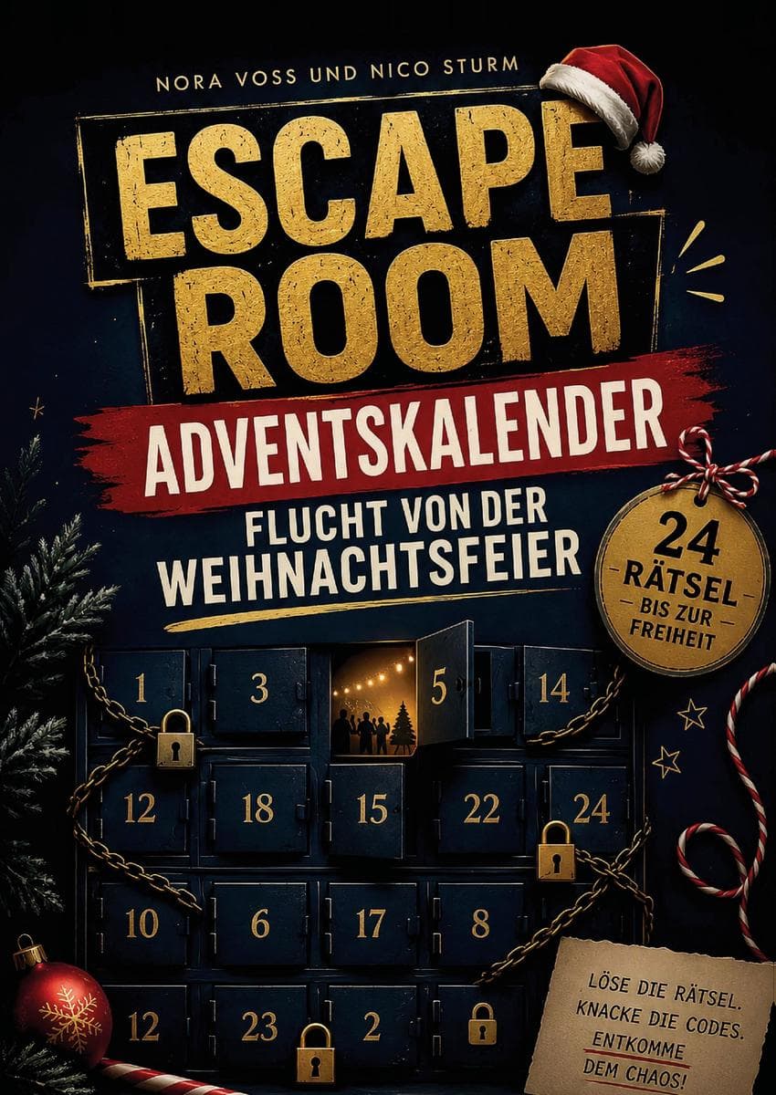 Escape Room Adventskalender - Flucht von der Weihnachtsfeier